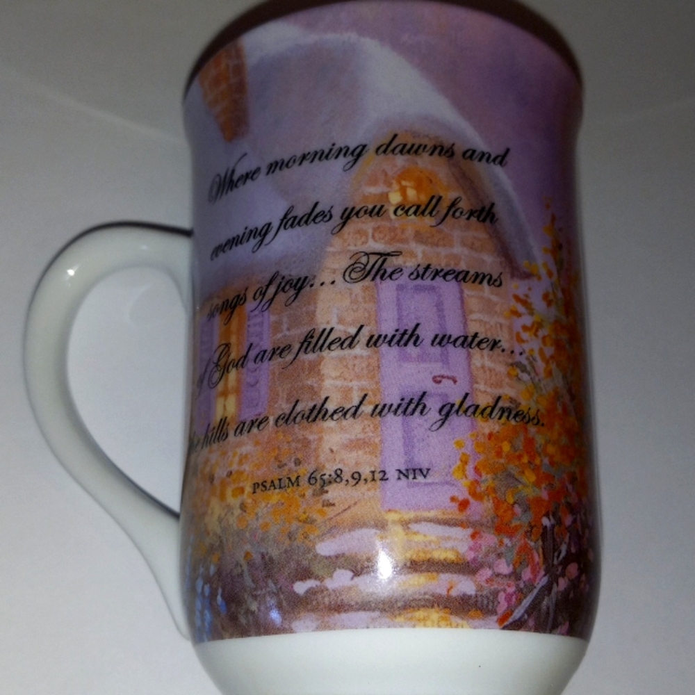 Tea/Coffee Mug. Northwestern Products Inc. Brand.  River's Edge.  Psalms